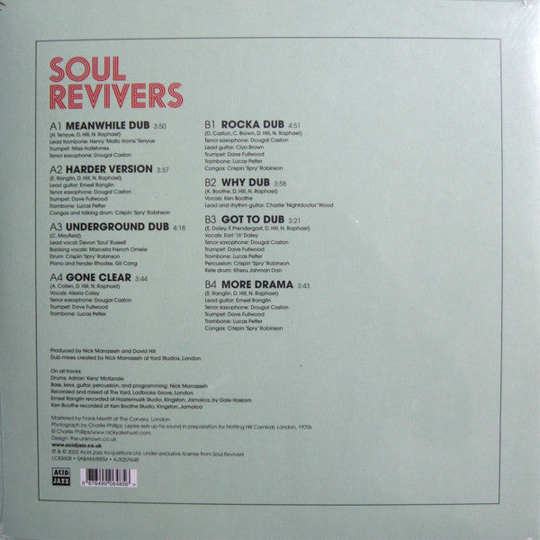 Soul Revivers : Grove Dub (LP, Album)