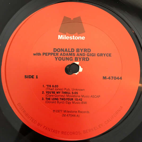 Donald Byrd With Pepper Adams And Gigi Gryce : Young Byrd (2xLP, Comp, Mono, Gat)