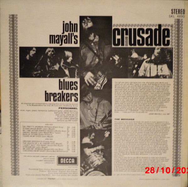 John Mayall's Bluesbreakers* : Crusade (LP, Album)