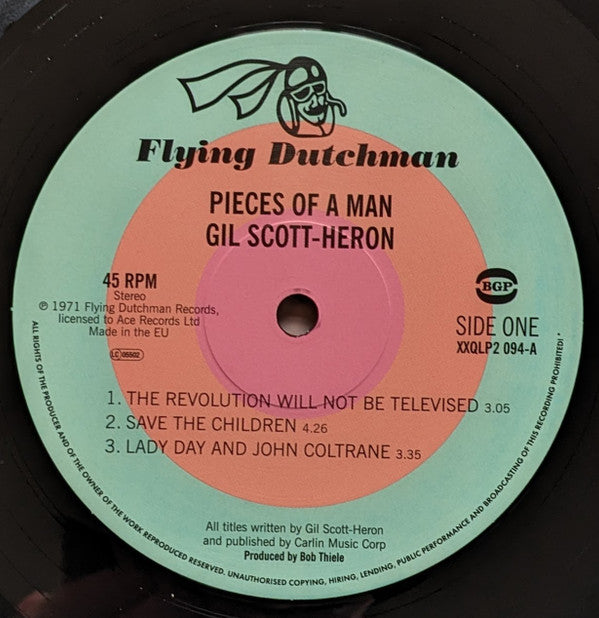 Gil Scott-Heron : Pieces Of A Man (2x12", Album, RE, RM, 180)