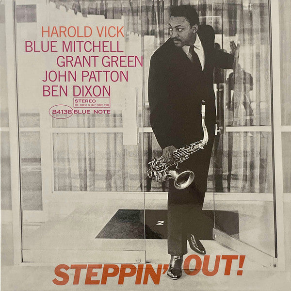 Harold Vick : Steppin' Out! (LP, Album, RE, 180)