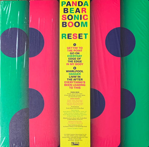 Panda Bear & Sonic Boom (2) : Reset (LP, Album)