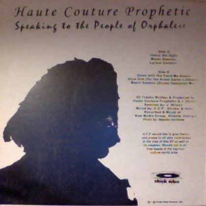 Haute Couture Prophetic : Speaking To The People Of Orphalese (12")