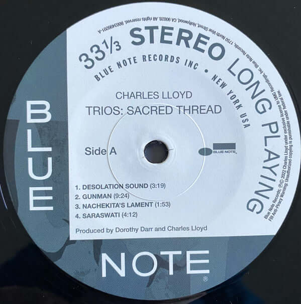 Charles Lloyd : Trios: Sacred Thread (LP, Album)