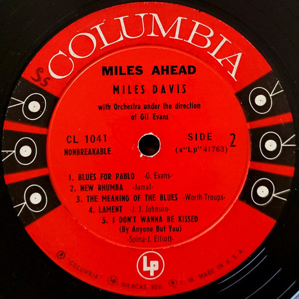 Miles Davis + 19 - Orchestra Under The Direction Of Gil Evans : Miles Ahead (LP, Album, Mono, Sai)
