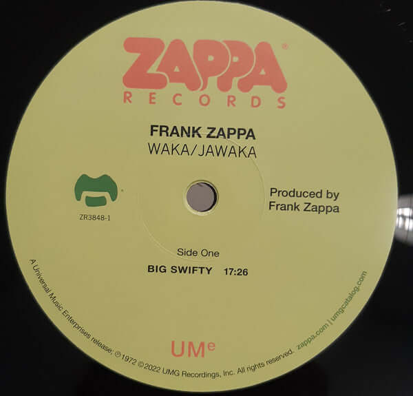 Frank Zappa : Waka / Jawaka (LP, Album, RE, 180)