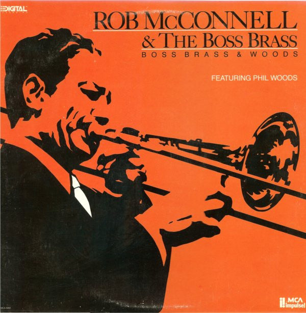 Rob McConnell & The Boss Brass Featuring Phil Woods : Boss Brass & Woods (LP, Album)