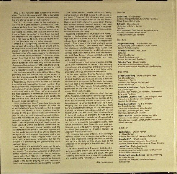 National Jazz Ensemble, Chuck Israels : National Jazz Ensemble Vol. 2 (2xLP)