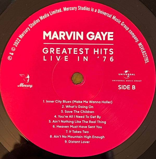 Marvin Gaye : Greatest Hits Live In '76 (LP, Album)
