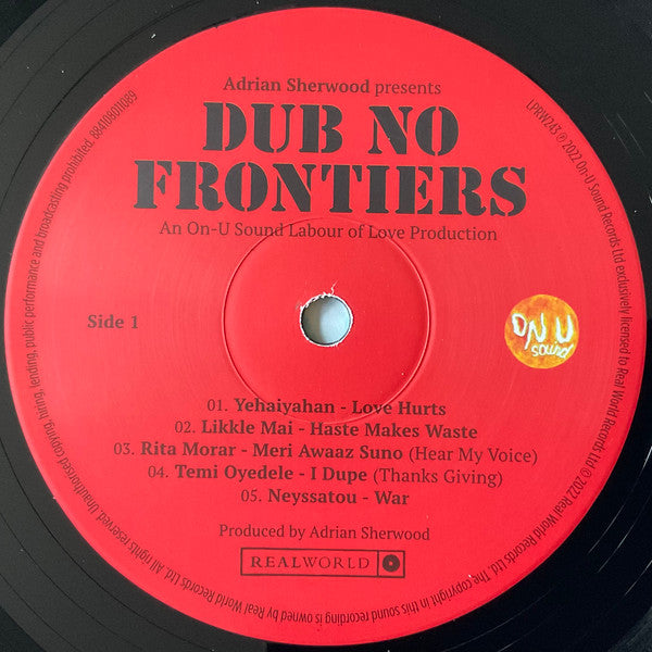 Various : Adrian Sherwood Presents Dub No Frontiers (LP, Album)