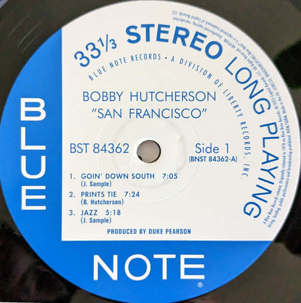 Bobby Hutcherson Featuring Harold Land : San Francisco (LP, Album, RE, 180)