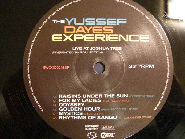The Yussef Dayes Experience : Live At Joshua Tree (Presented By Soulection) (12", S/Sided, EP)