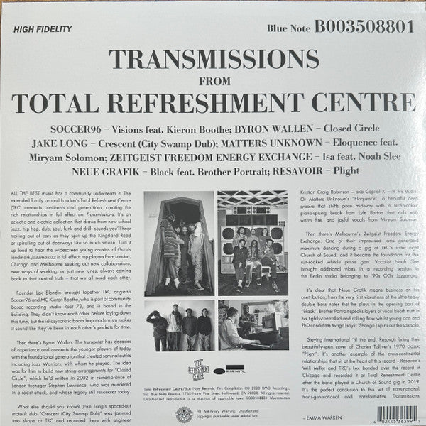 Various : Transmissions From Total Refreshment Centre (LP, Comp)