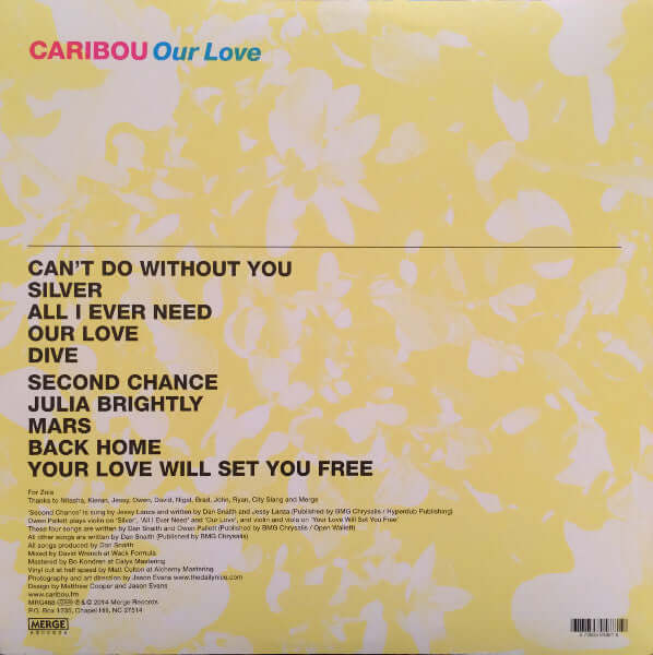Caribou : Our Love (LP, Ltd, RM, Hal)