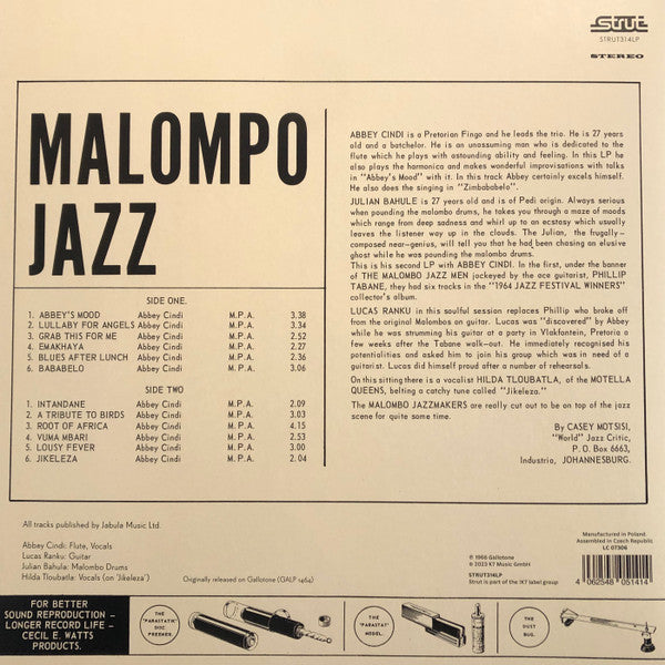 Malombo Jazz Makers : Malompo Jazz (LP, Album, RE)