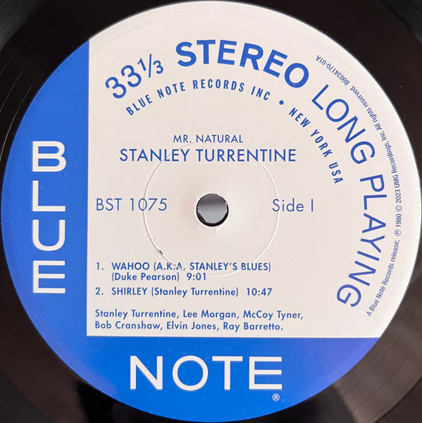 Stanley Turrentine : Mr. Natural (LP, Album, RE, 180)