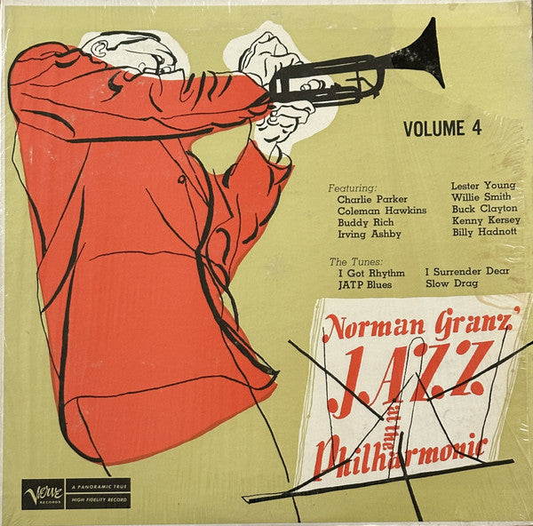 Jazz At The Philharmonic : Norman Granz' Jazz At The Philharmonic (Volume 4) (LP, Album, Comp, RE)