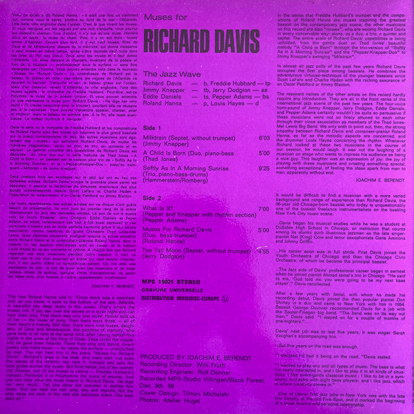 Richard Davis (2) : Muses For Richard Davis (LP, Album)