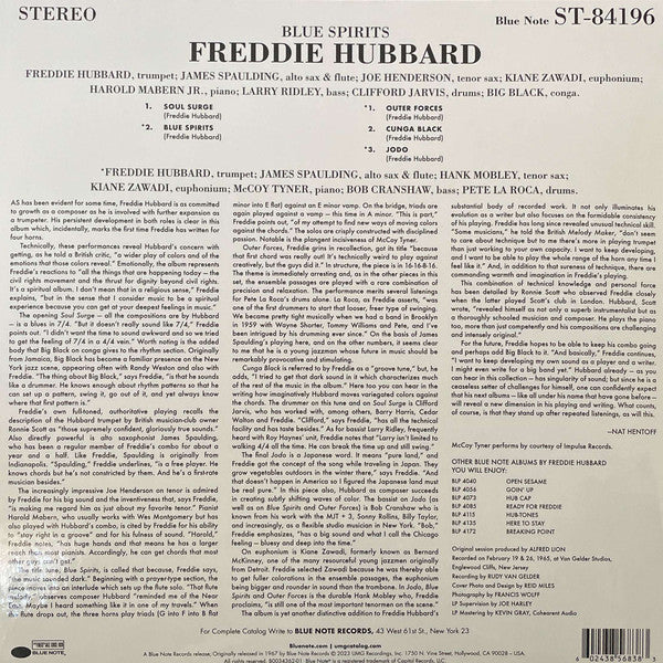 Freddie Hubbard : Blue Spirits (LP, Album, RE, 180)