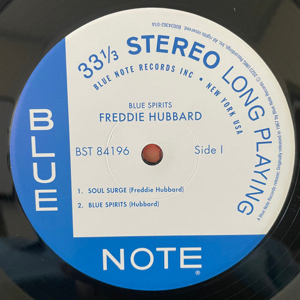 Freddie Hubbard : Blue Spirits (LP, Album, RE, 180)