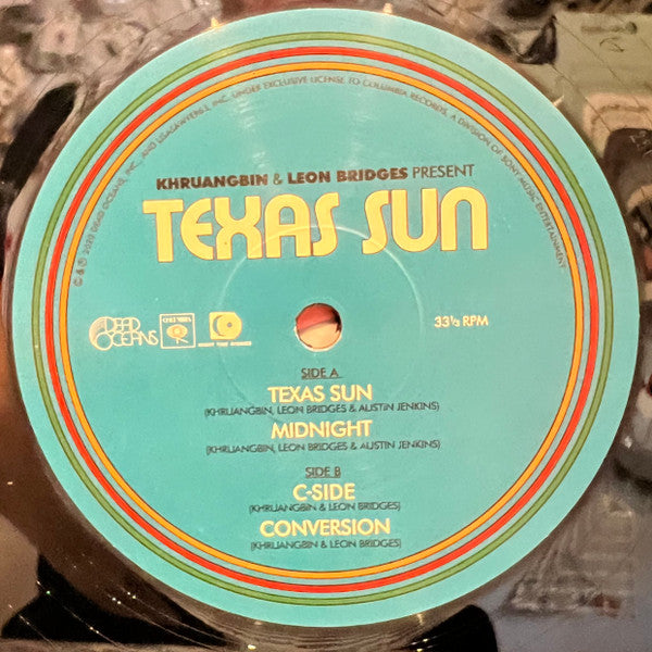 Khruangbin & Leon Bridges : Texas Sun (12", EP, RP)