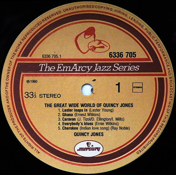 Quincy Jones - The Great Wide World Of Quincy Jones (Vinyl, LP