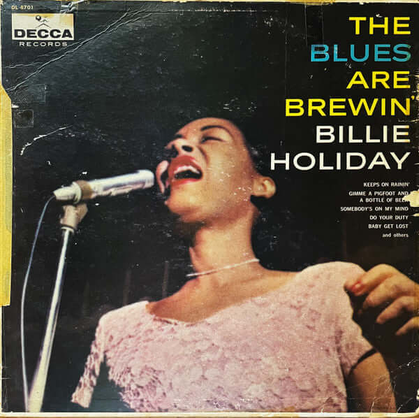 Billie Holiday : The Blues Are Brewin' (LP, Album, Mono, Glo)