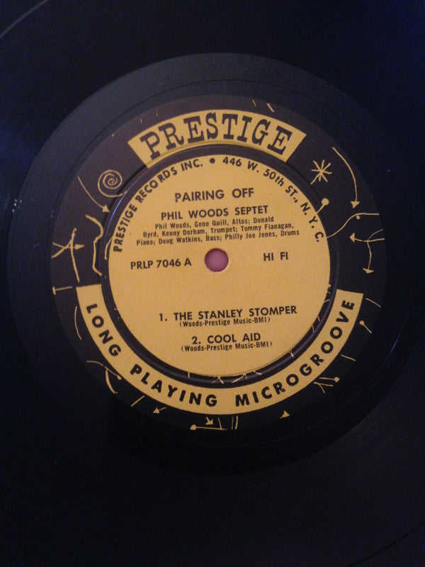 Phil Woods Septet : Pairing Off (LP, Album, Mono)