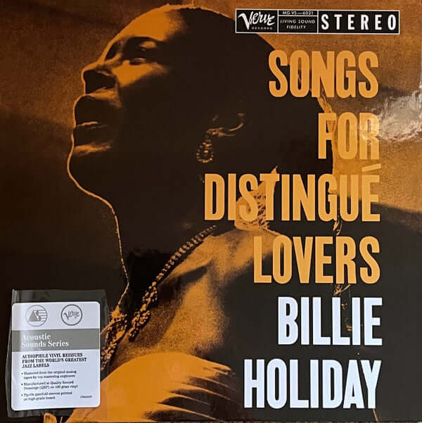 Billie Holiday : Songs For Distingué Lovers (LP, Album, RE, RP, 180)