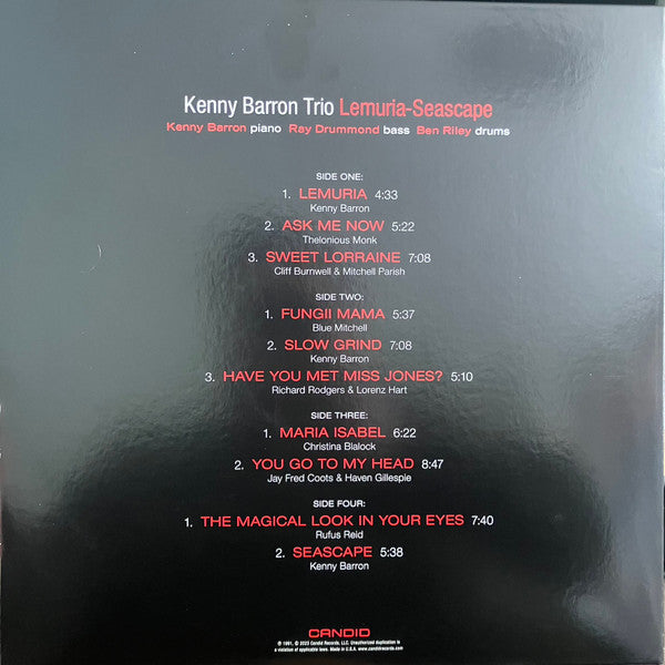Kenny Barron Trio : Lemuria-Seascape (2xLP, Album, RE, RM, 180)