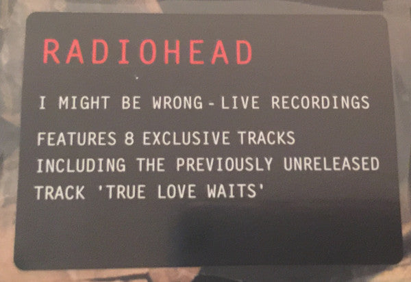 Radiohead : I Might Be Wrong - Live Recordings (12", EP, RE)