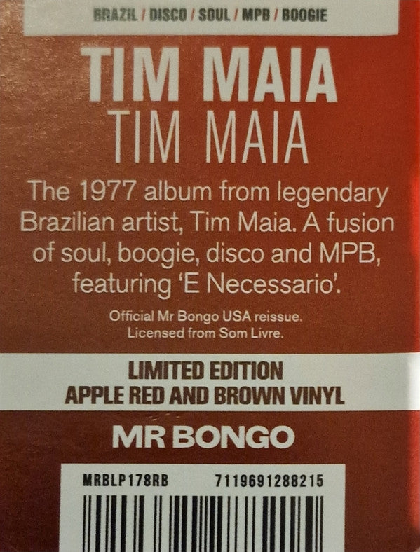 Tim Maia : Tim Maia (LP, Album, Ltd, RE, App)
