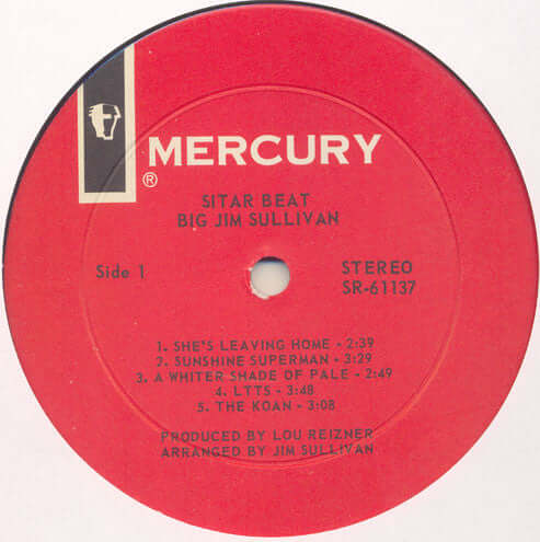 Big Jim Sullivan : Sitar Beat (LP, Album)