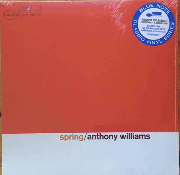 Anthony Williams : Spring (LP, Album, RE, 180)
