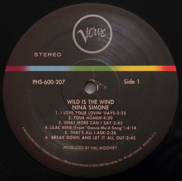 Nina Simone : Wild Is The Wind (LP, Album, RE, 180)