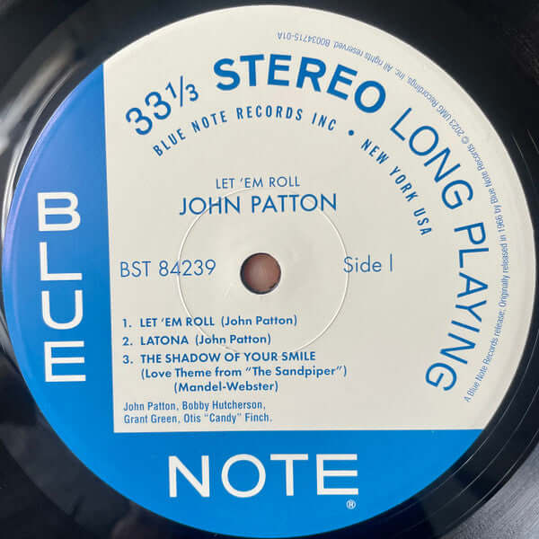 Big John Patton* : Let 'Em Roll (LP, Album, RE, 180)