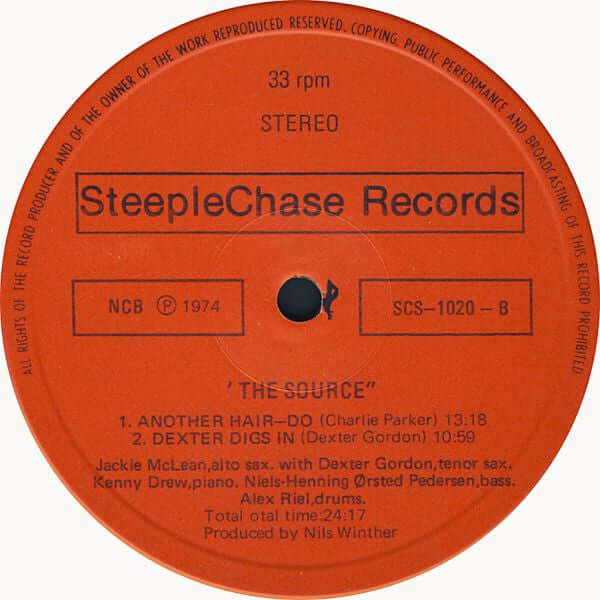 Jackie McLean Feat. Dexter Gordon : The Source Vol. 2 (LP, Album)