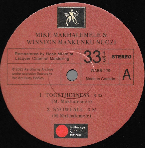 Mike Makhalemele & Winston Mankunku Ngozi* : The Bull And The Lion (LP, Album, RE, RM)