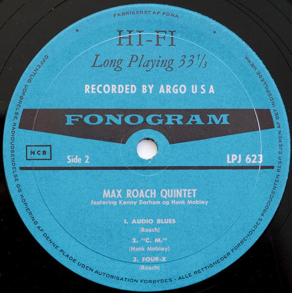 Max Roach Quintet : Max (LP, Album)