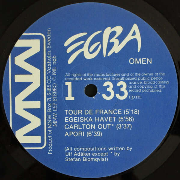 EGBA : Omen (LP, Album)