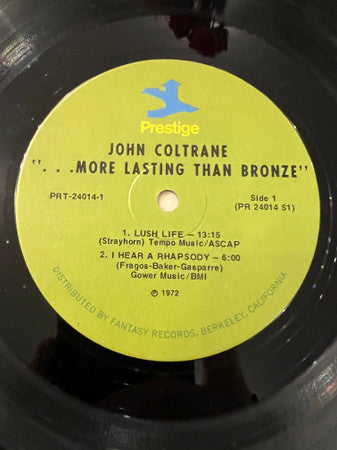 John Coltrane : ...More Lasting Than Bronze (2xLP, Comp, Gat)