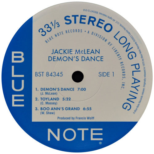 Jackie McLean : Demon's Dance (LP, Album, RE, 180)