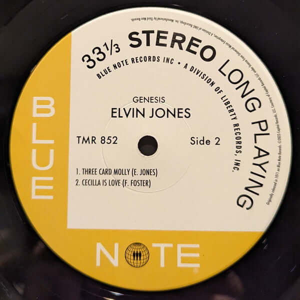 Elvin Jones : Genesis (LP, Album, RE, RM, 180)