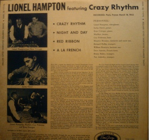 Lionel Hampton : Crazy Rhythm (LP)