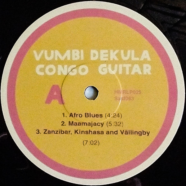 Kahanga "Master Vumbi" Dekula : Congo Guitar (12", Album, Ltd)