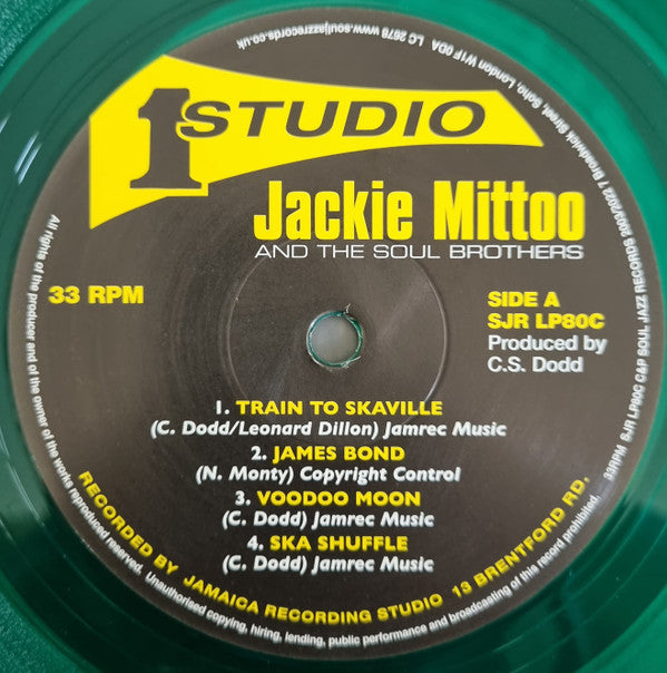 Jackie Mittoo And The Soul Brothers : Last Train To Skaville (2xLP, Comp, RE, Tra)