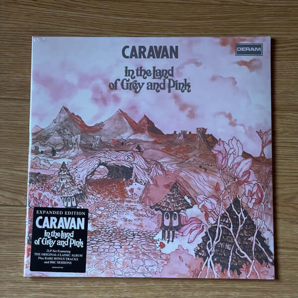 Caravan : In The Land Of Grey And Pink (2xLP, Album, RE, RM, Pin)