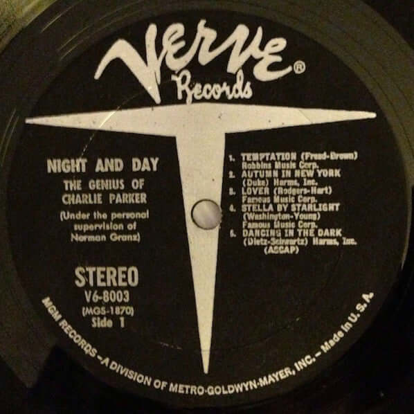 Charlie Parker And His Orchestra : Night And Day (LP, Comp, RE)