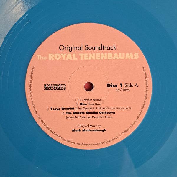Various : The Royal Tenenbaums (Original Soundtrack) (LP, Blu + LP, Gre + Album, RSD, Comp, RE, RP)