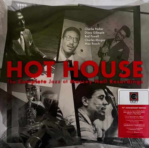 Charlie Parker, Dizzy Gillespie, Bud Powell, Charles Mingus, Max Roach : Hot House (The Complete Jazz At Massey Hall Recordings) (3xLP, 180 + Box, Ltd, RE)